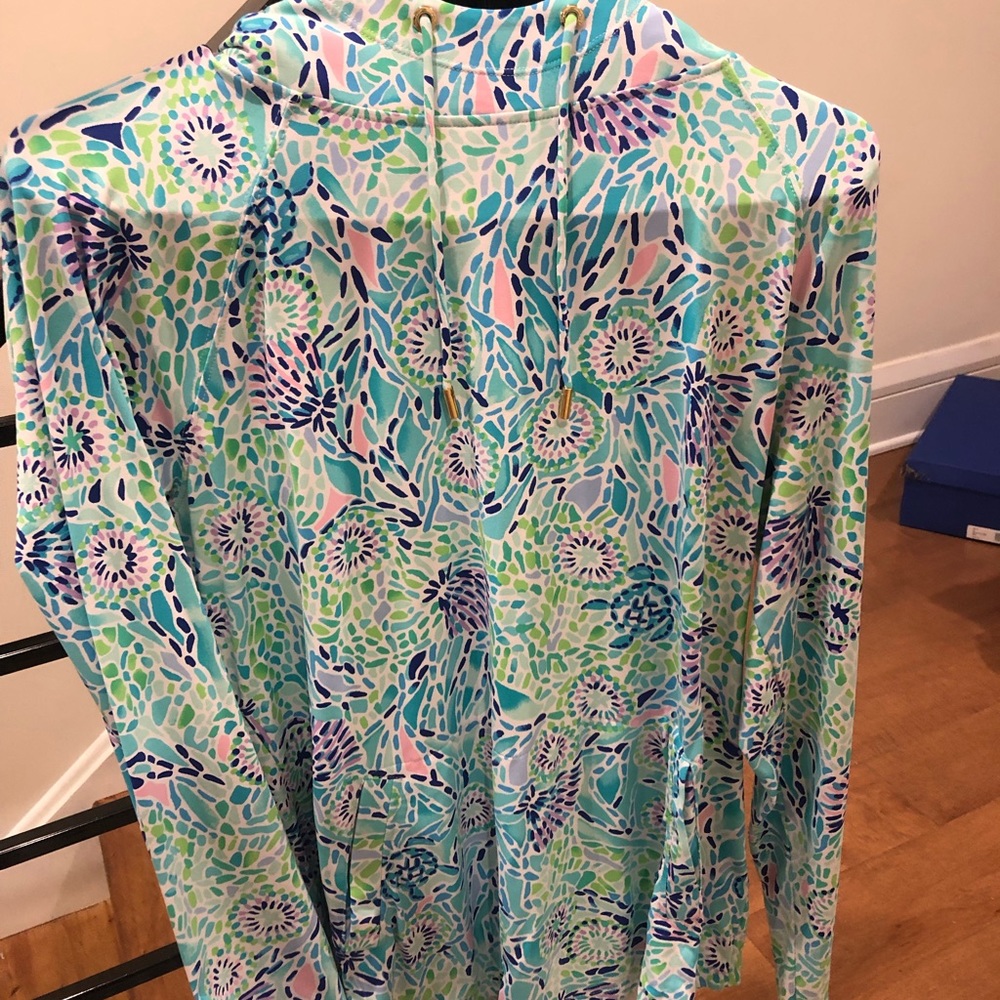 Lilly Pulitzer cowl neck hoodie